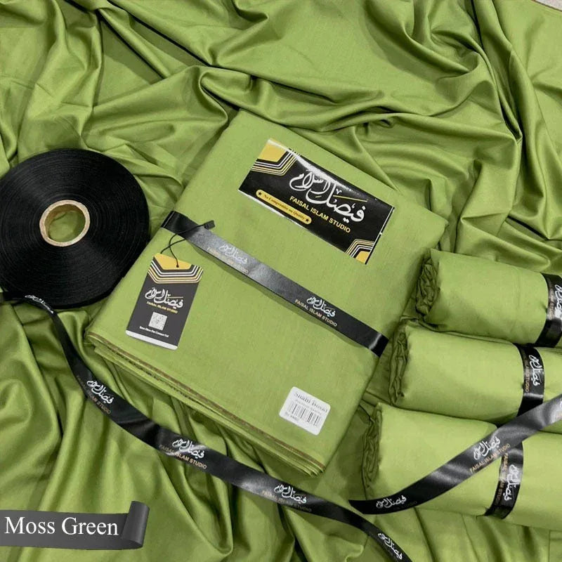Shahi Boski Moss Green - Faisal islam Studio