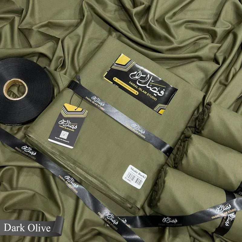 Shahi Boski Dark Olive - Faisal islam Studio