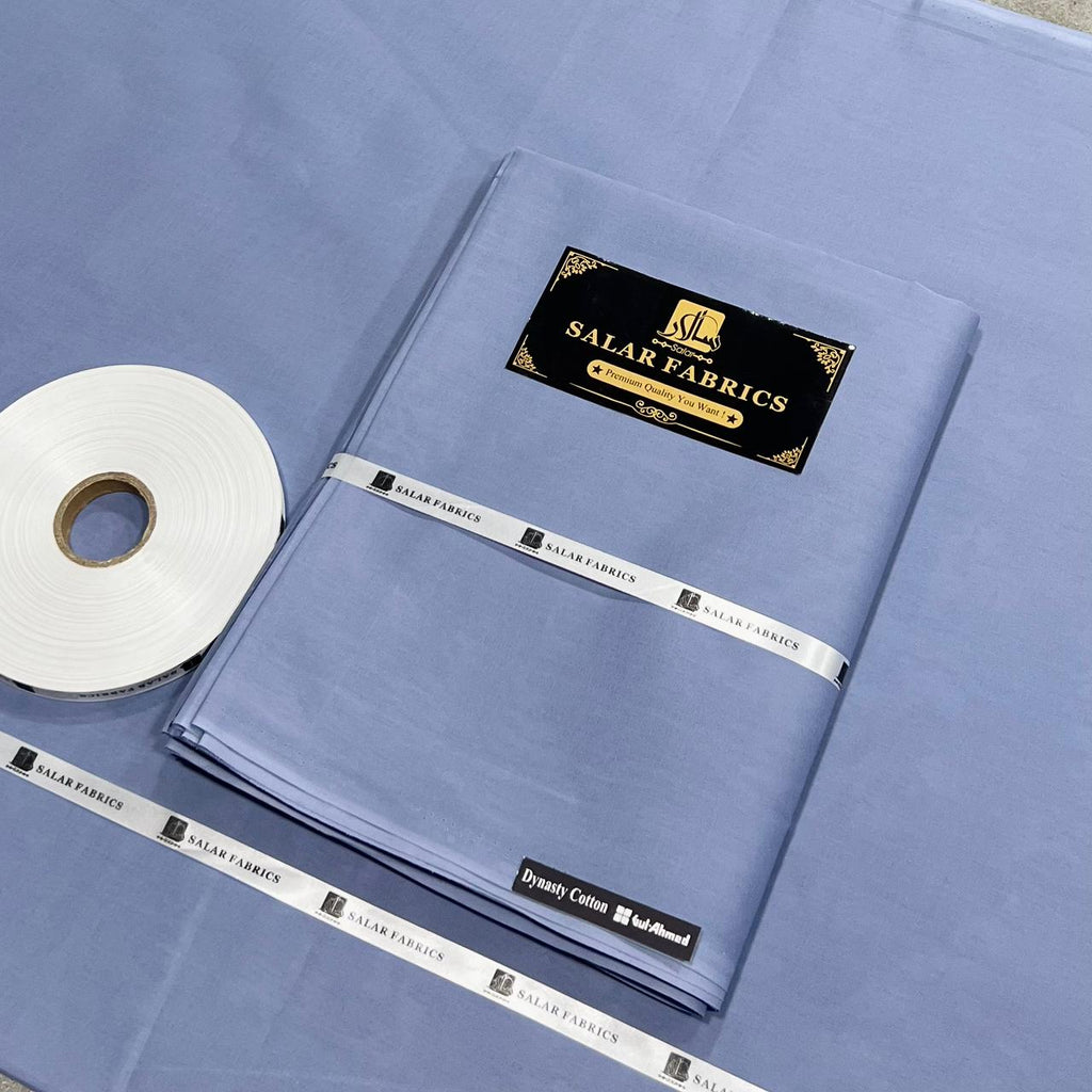 Dynasty Cotton Blue Silver