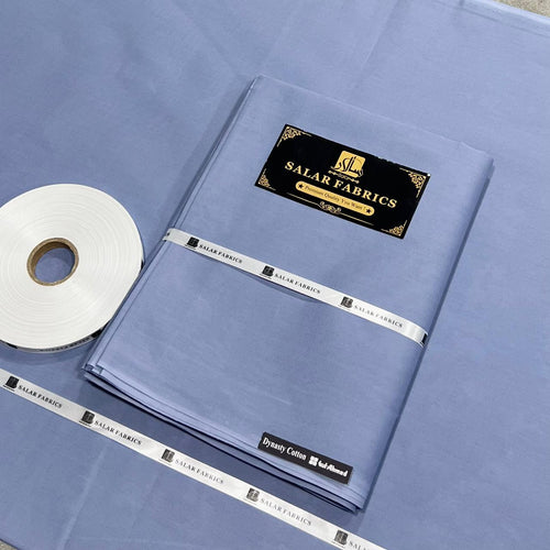 Dynasty Cotton Blue Silver