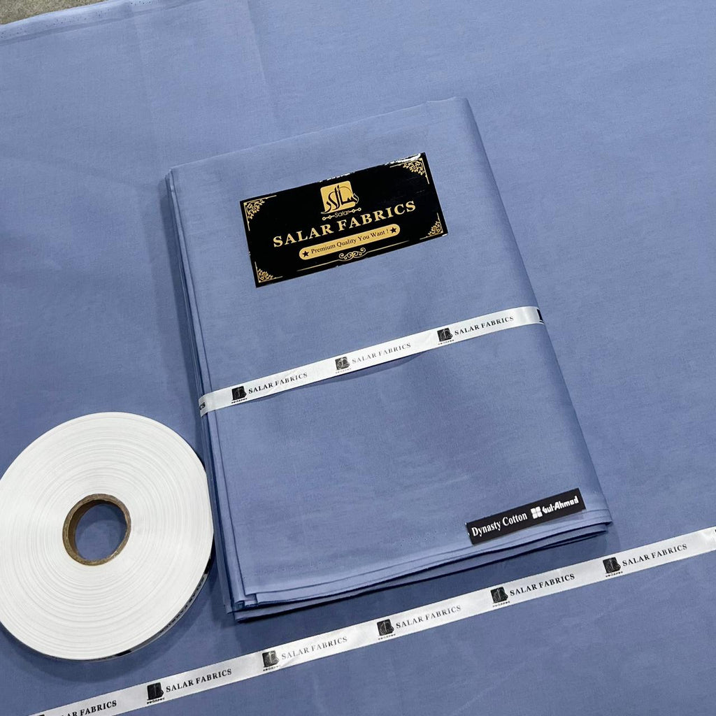 Dynasty Cotton Blue Silver