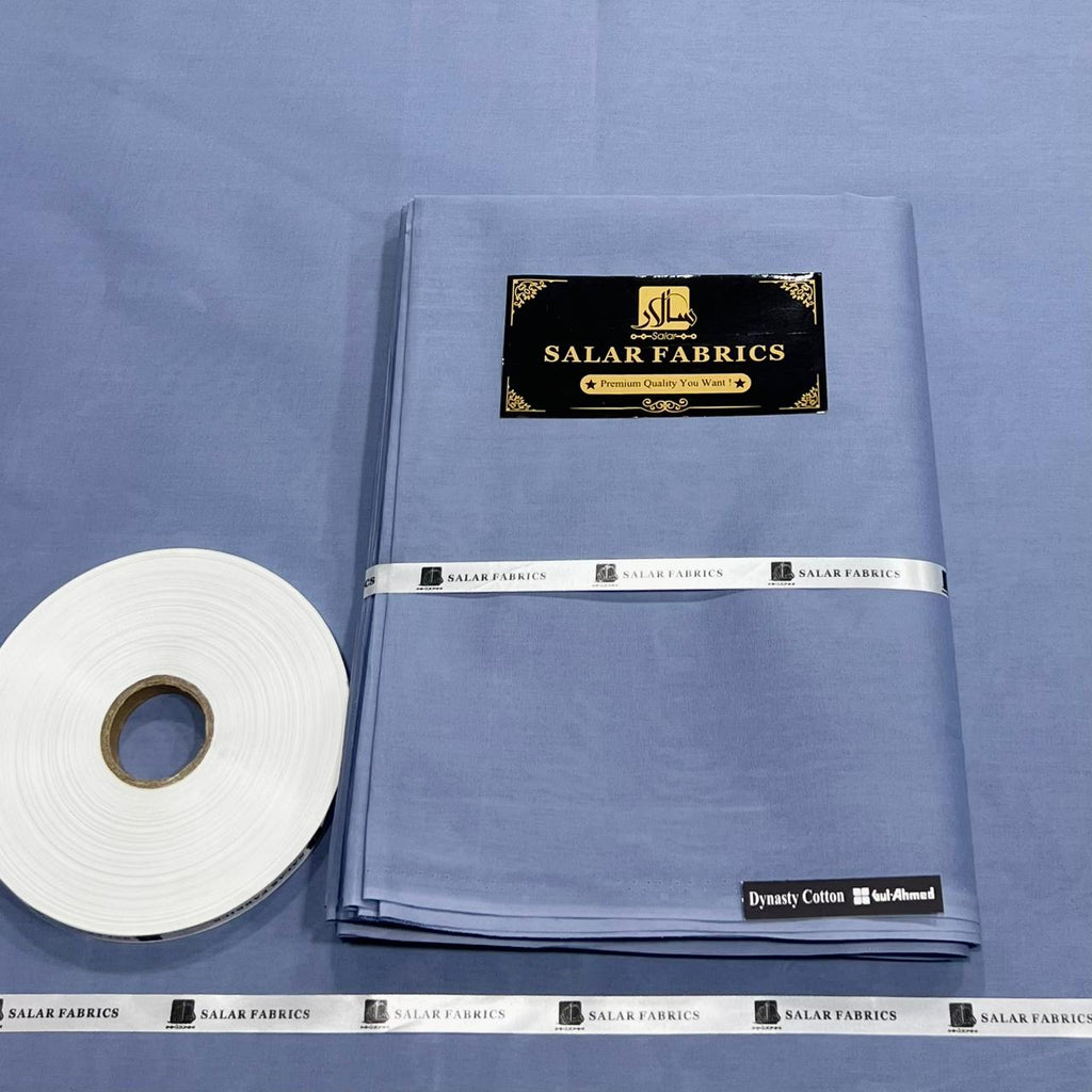 Dynasty Cotton Blue Silver