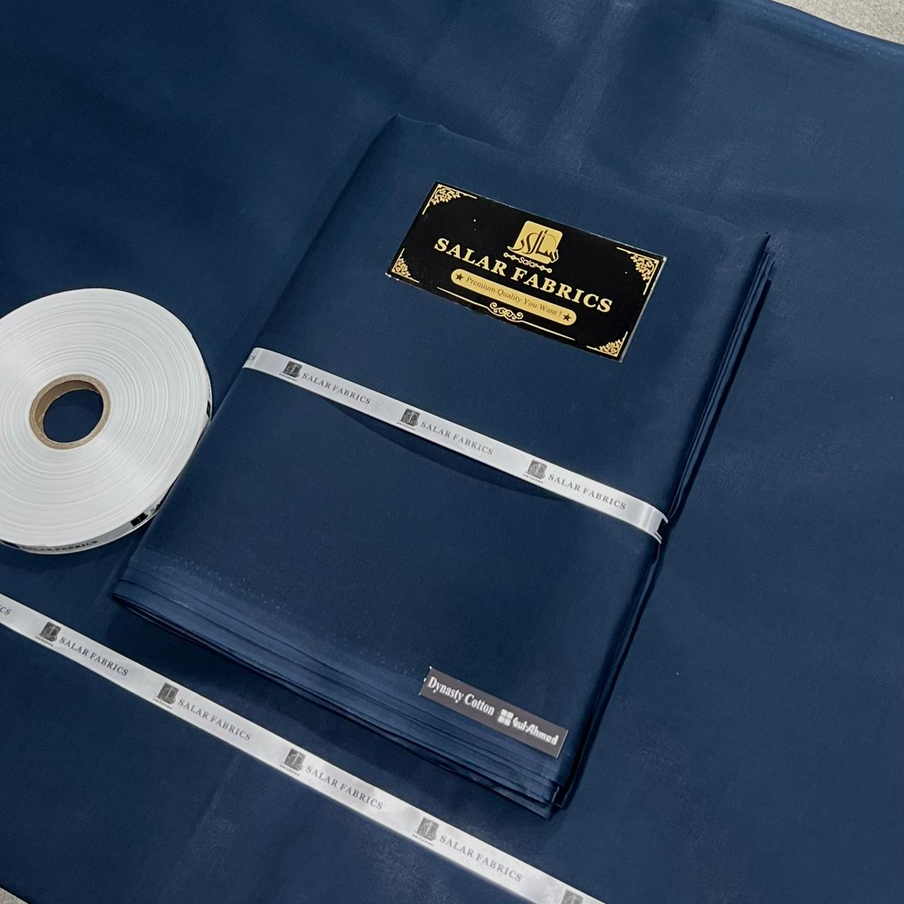 Dynasty Cotton Blue Zinc