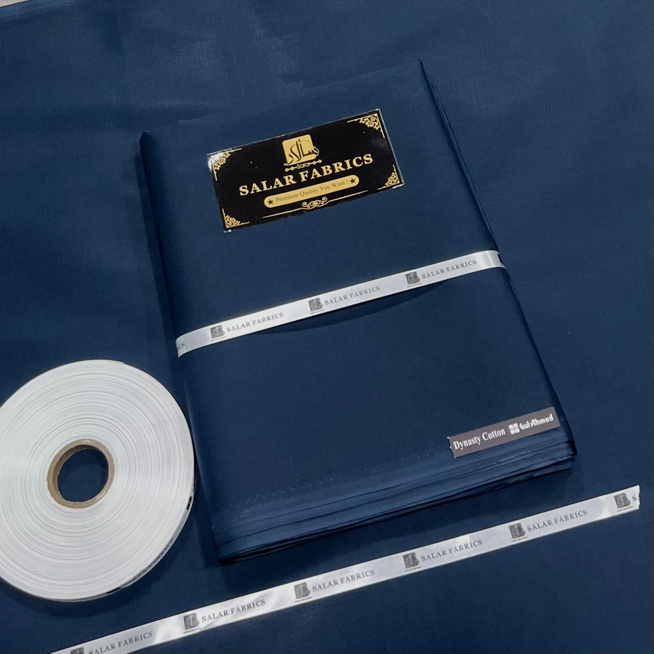 Dynasty Cotton Blue Zinc