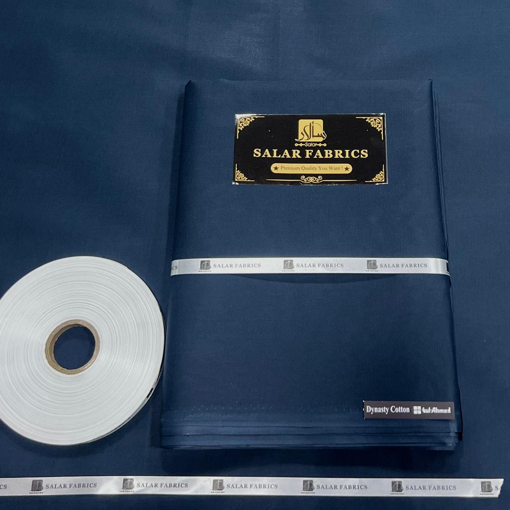 Dynasty Cotton Blue Zinc